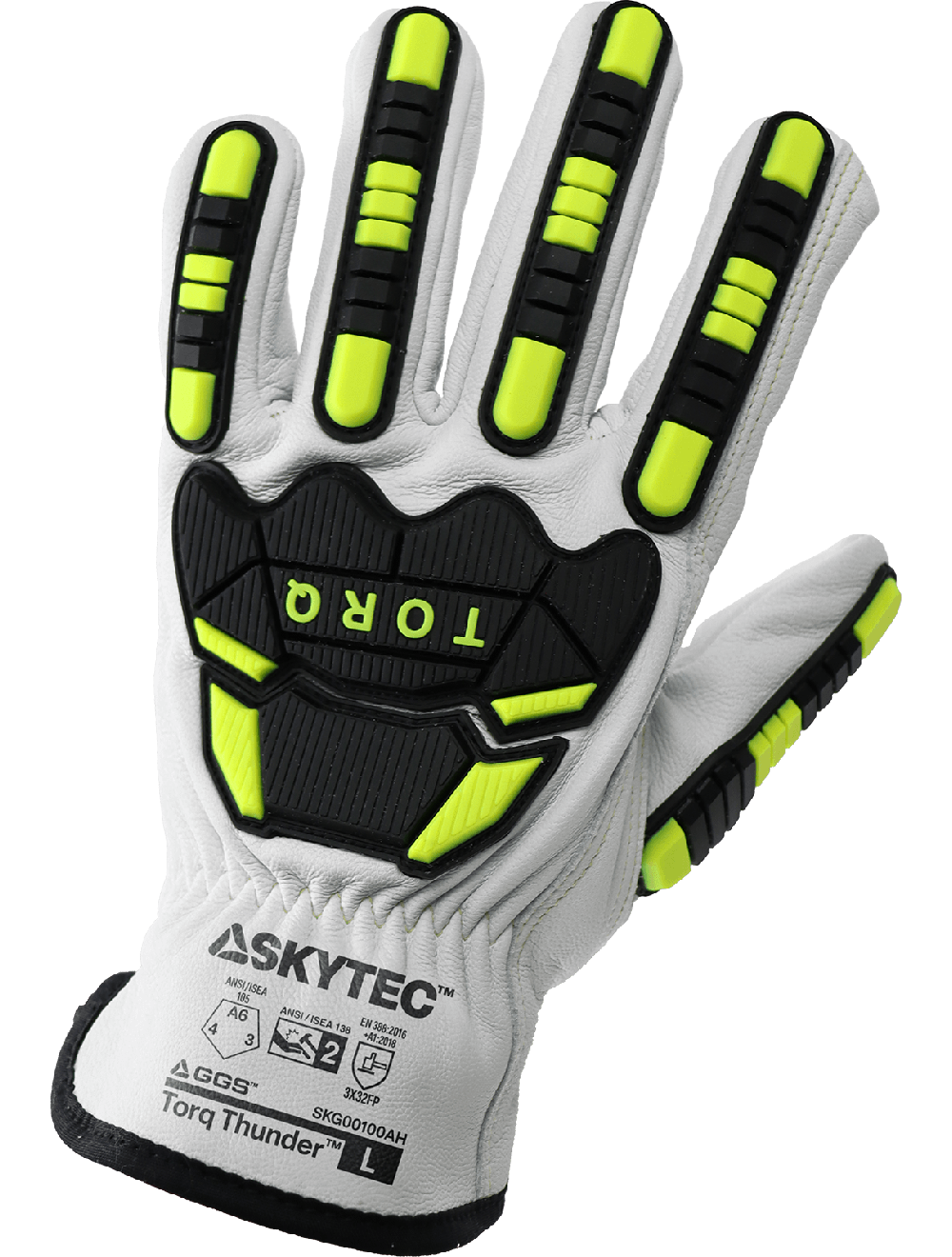 Torq SKG00100A Cut and Impact Resistant Gloves - tan