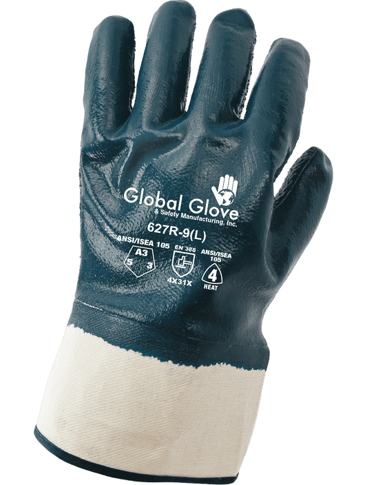 Premium 627R Chemical Handling Gloves - cut level A3