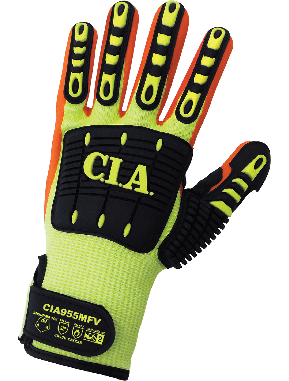 Vise CIA995MFV Chemical Handling Gloves - cut level A5 - tan