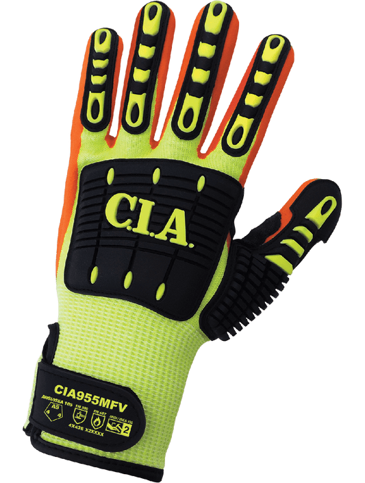 Vise CIA995MFV Chemical Handling Gloves - cut level A5 - tan