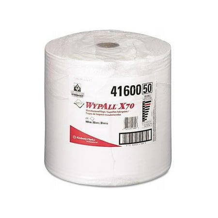Kimberly-Clark Professional 12"X13.4" White Jumbo Rag-On-A-Roll 1-Ply 920 / R - 41600