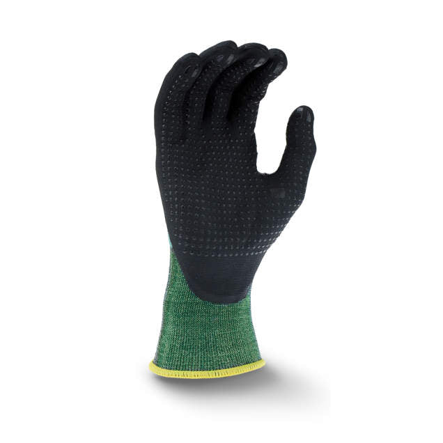 Radians RWG538 AXIS™ Cut Protection Level A2 Foam Nitrile Coated Glove with Dotted Palm