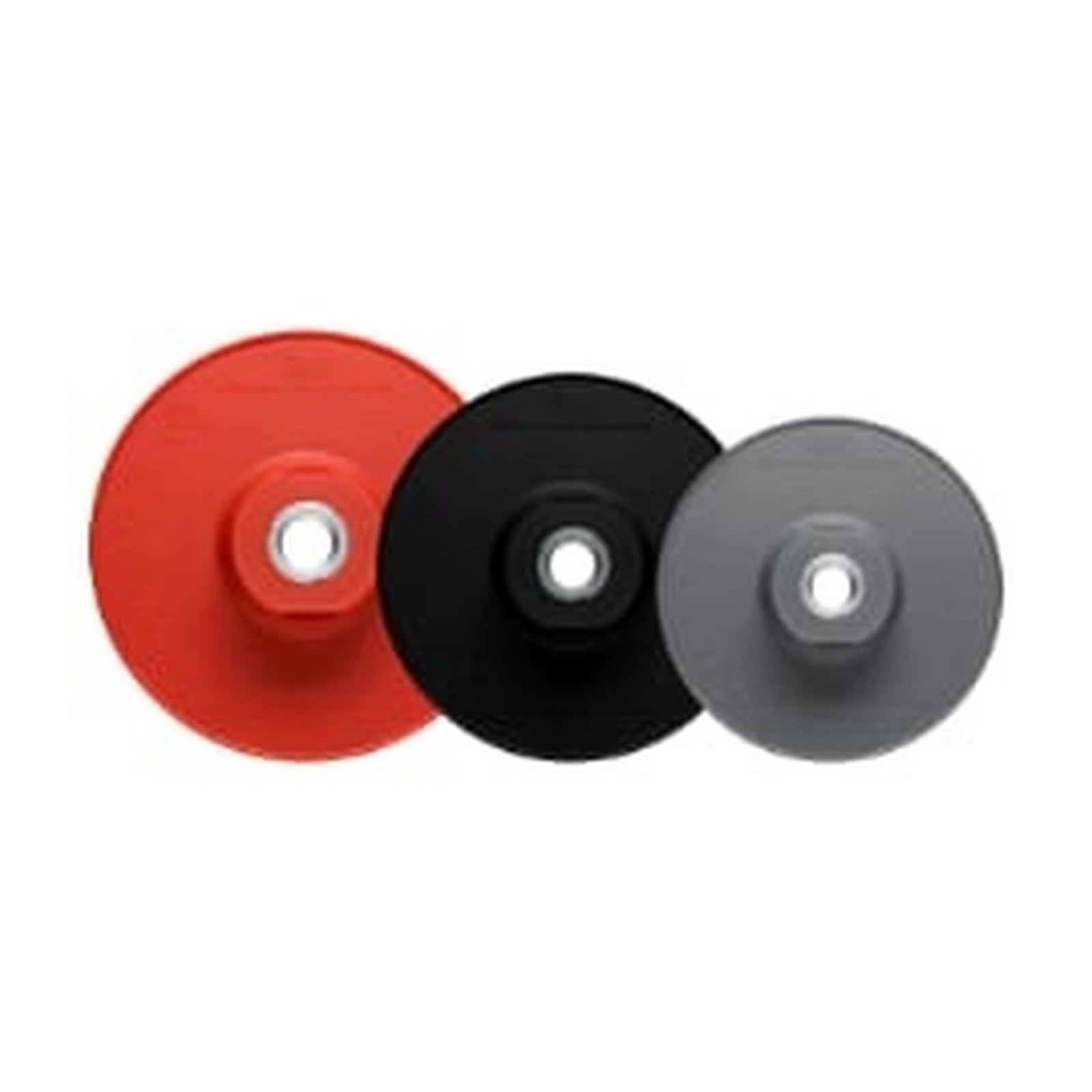 3M 7" DISC PAD FACE PLATE RIBBED EXTRA RED 051144-80514