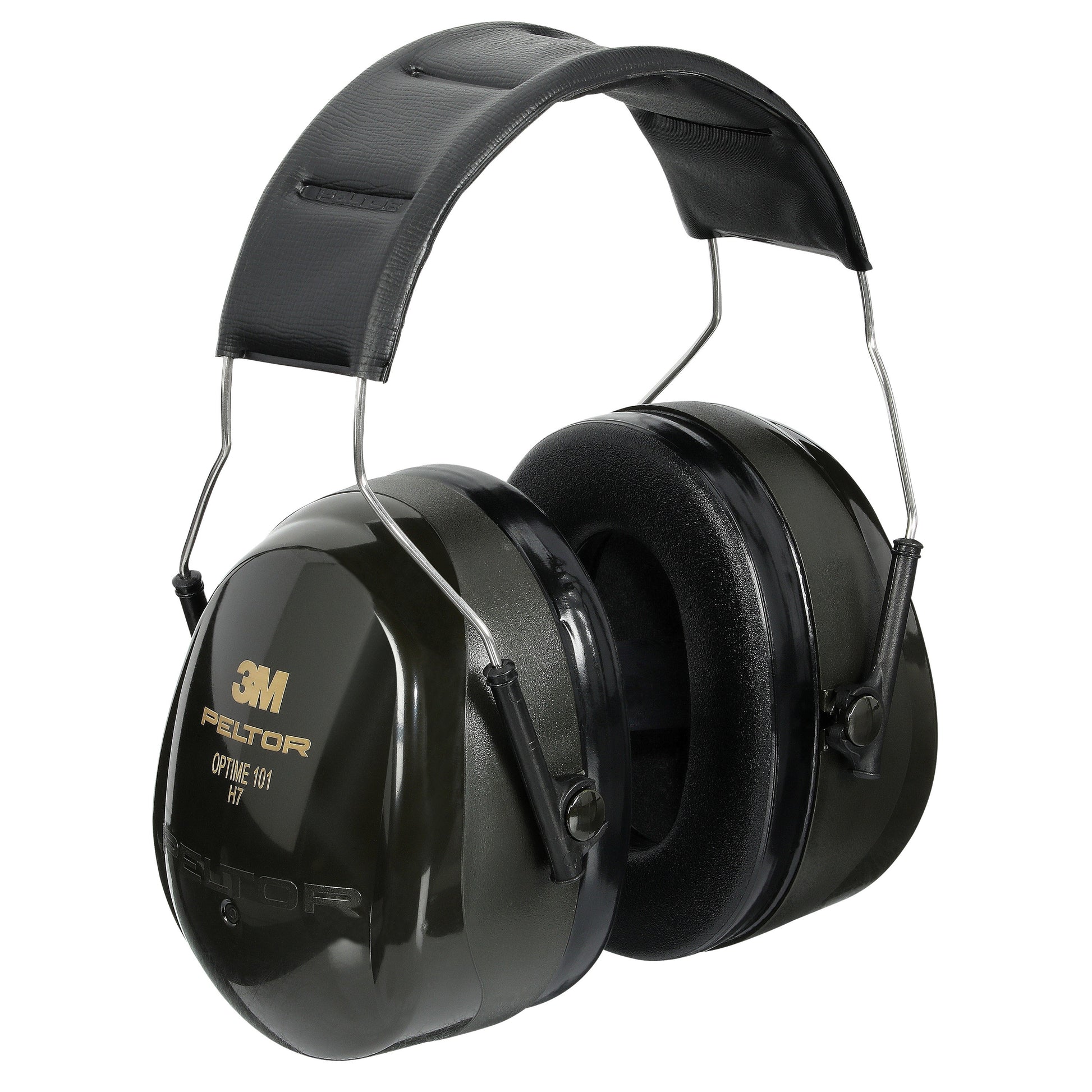 3M PELTOR Optime 101 Earmuffs H7A, Over-the-Head, Each - official 3M product image