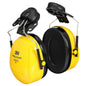 3M PELTOR Optime 98 Earmuffs H9P3E, Hard Hat Attached, Each - official 3M product image