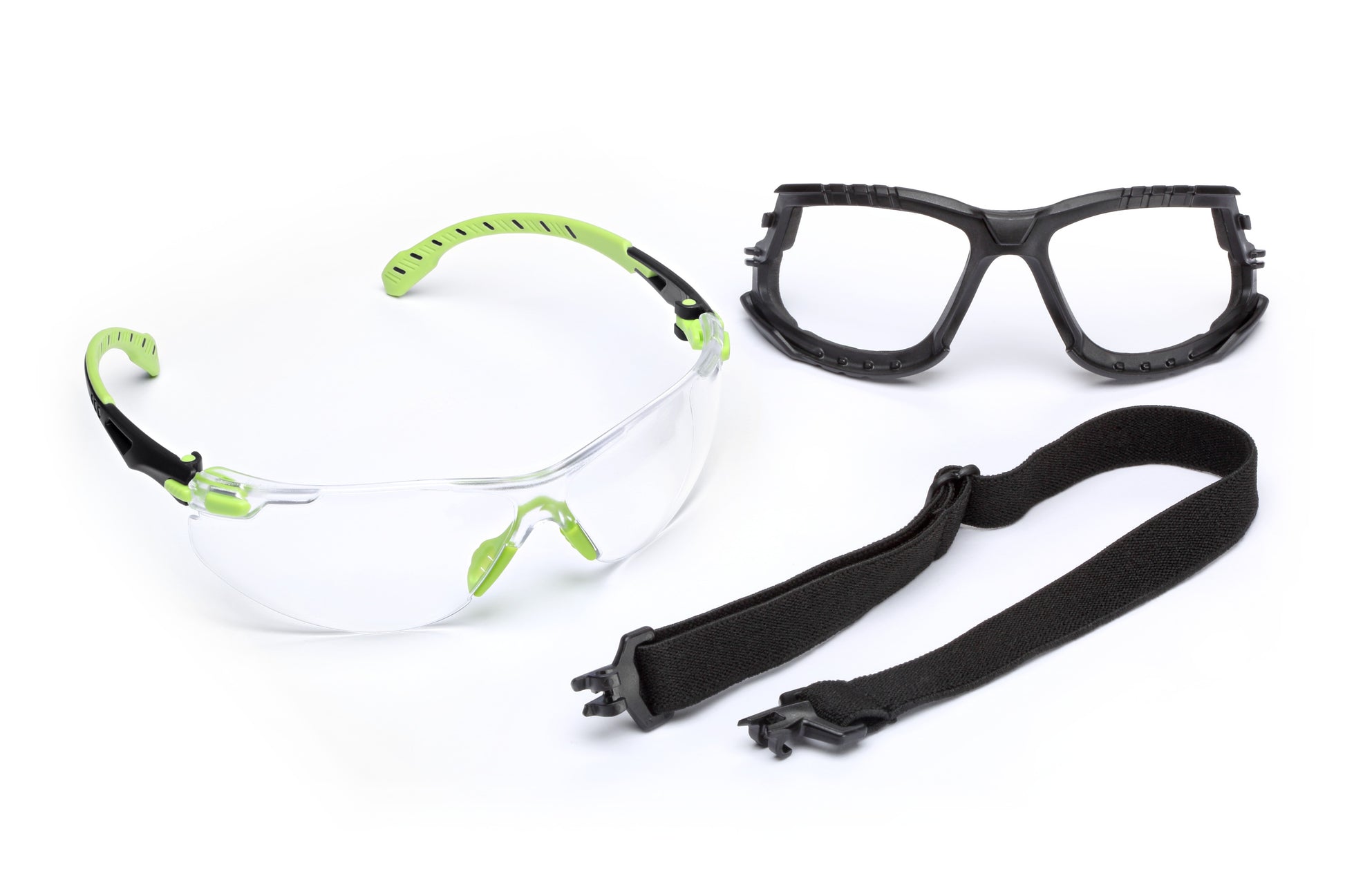 3M Solus 1000 Safety Glasses Kit S1201SGAF-KT, Clear Scotchgard Anti-Fog Lens, Each - official 3M product image