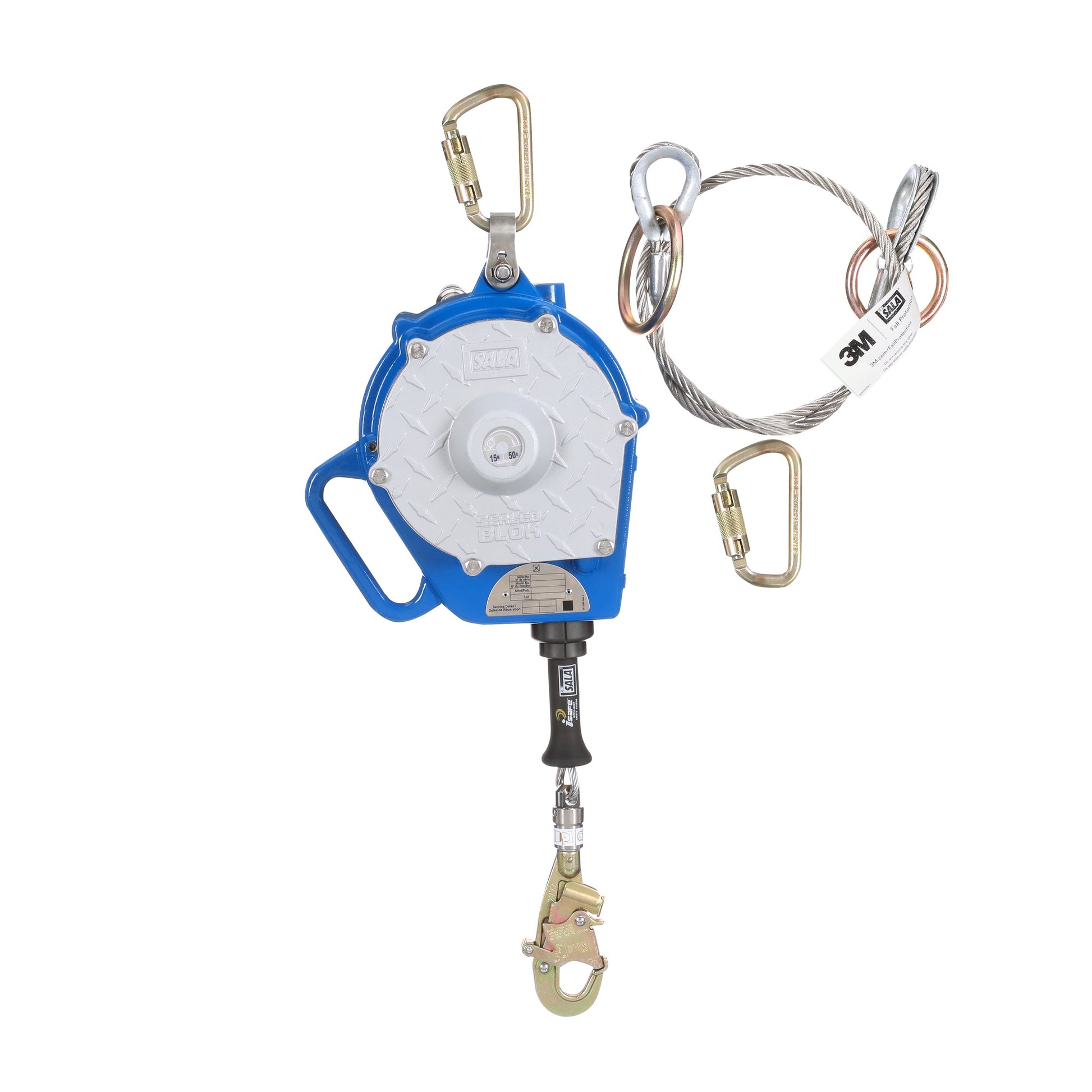 3M DBI-SALA Lifeline 3400149 Sscable Snap Hook 50 Ft - 3400149