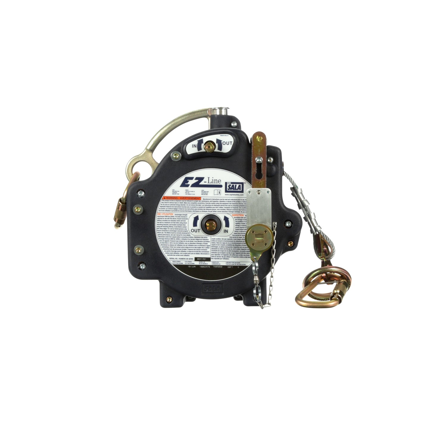 3M DBI-SALA Retractable Horizontal Lifeline System 7605060 - 7605060