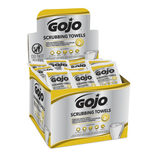 GOJO Scrubbing Wipes 80Ct Ind Wrap Display Ctn