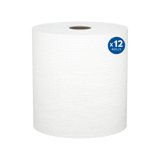 Kleenex Hard Roll Washroom Towel Wht 12 Rol / Cs - Kleenex