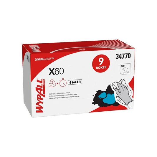 Kimberly-Clark Professional WypAll X60 Wipers Q-Foldwhite 1 / 900 - Kimberly-Clark Professional