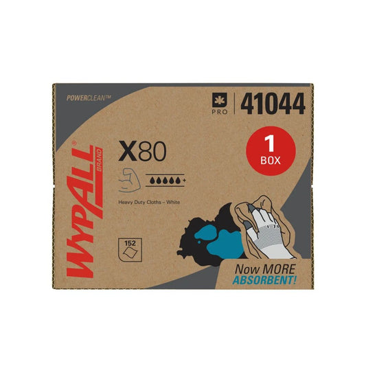 WypAll X80 Wipers Wht11.1" X 16.8" 152 Sh / Ca - WypAll