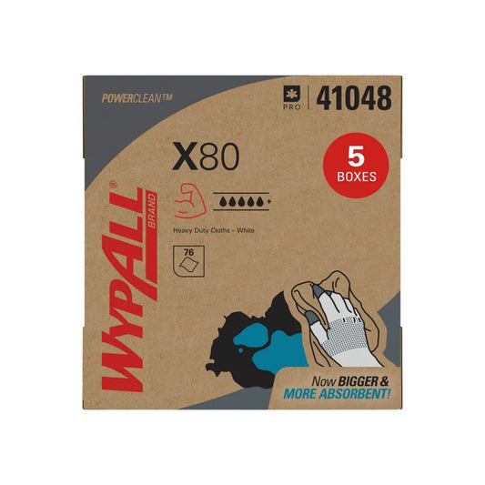 WypAll X80 Scottcloth Popup Wht 8.34" X 16.8" - WypAll