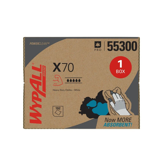 Kimberly-Clark Professional WypAll X70 Wipers 11.1"X 16.8" - Kimberly-Clark Professional