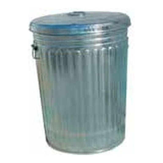 Magnolia Brush 20 gallon galvanized Trash Can With Lid - Magnolia Brush