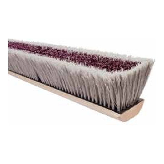 Magnolia Brush 24" Brown Plastic & Silver Flagged Tip Floor Bru - Magnolia Brush