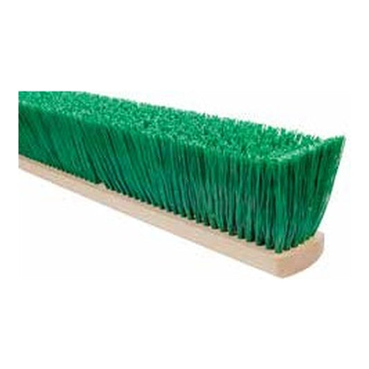Magnolia Brush 24" Stiff Green Poly Flexsweep Garage Brush - Magnolia Brush