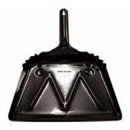 Magnolia Brush Metal Dust Pan 12" Edgeblack - Magnolia Brush