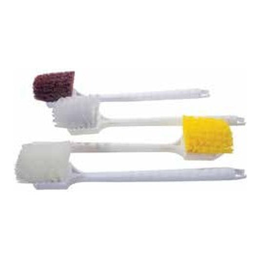 Magnolia Brush Long Handle White Nylonfender Brush - Magnolia Brush