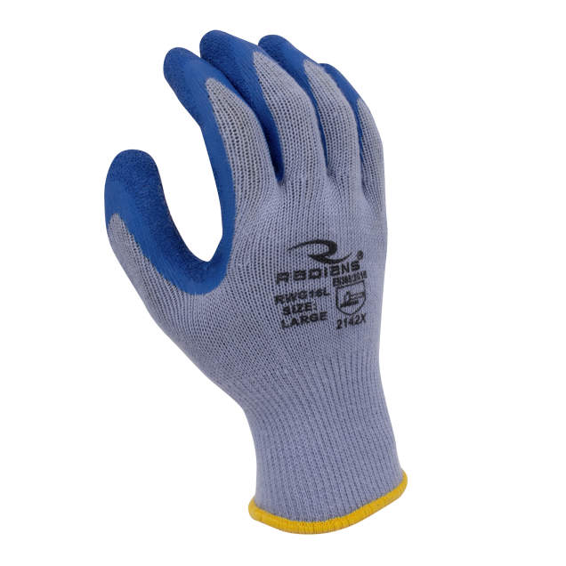 Radians RWG16 Crinkle Latex Palm Coated Glove