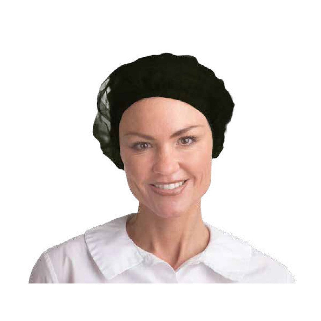 Cordova 21inch Black Nylon Hair Net #HN21BLACK/10