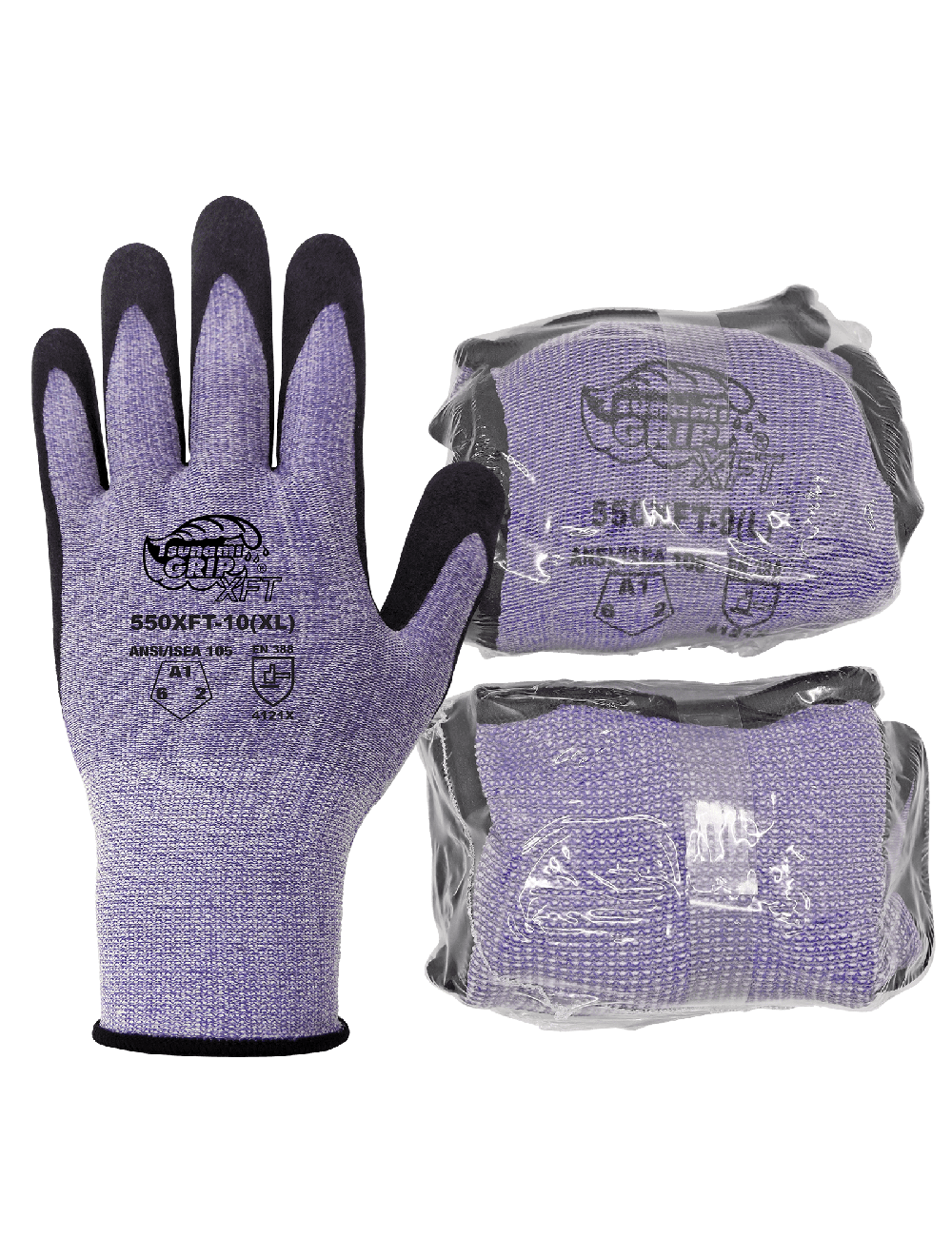 Tsunami Grip® - 550XFT-VP - Gloves - cut level A1 - red
