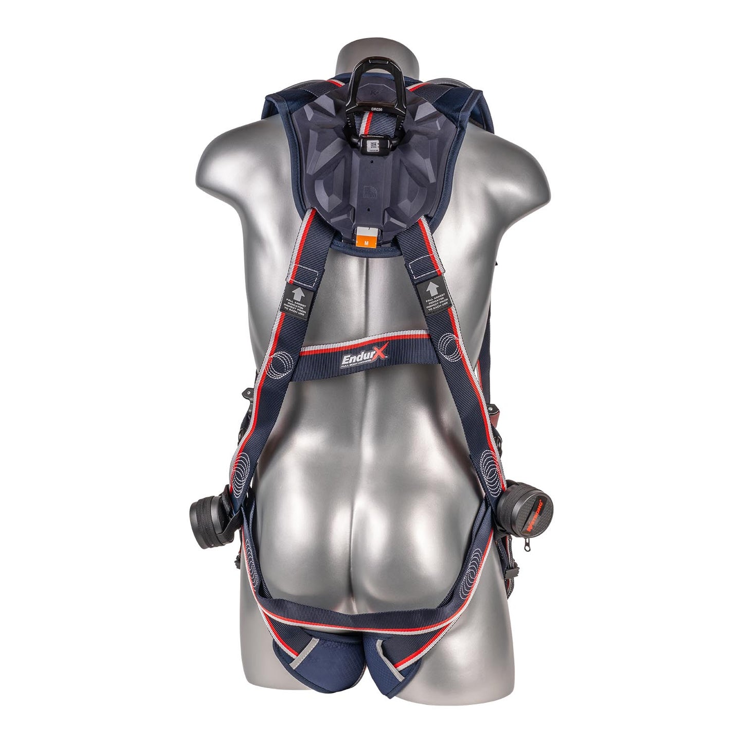 KStrong® EndurX™ 5-Point Full Body Harness, Abrasion Resistant Shoulder Pad, Deluxe Leg Pads, Enhanced Dorsal D-ring Plus™, Quick Slide Adjusters, Trauma Relief Straps, QC Chest, TB Legs (SS), All Aluminum Hardware (ANSI)