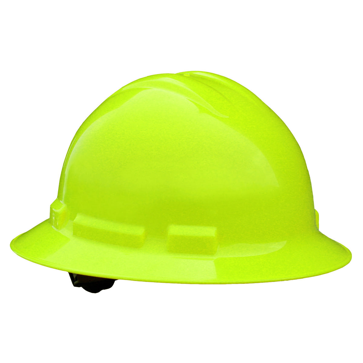 Radians QHR4 - Quartz™ Full Brim 4 Point Ratchet Hard Hat - Hi-Vis Green