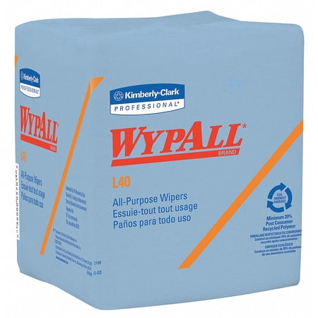 Kimberly-Clark Professional 12.5"X14.4" Blue Q-Foldwypall Wiper 1-Ply 56 Pe - 05776