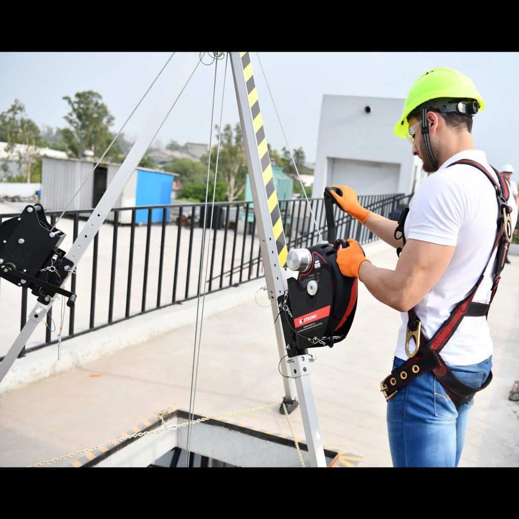 KStrong® BRUTE™ 60 ft. Wire Cable 3-Way Rescue Retrieval SRL-R (ANSI)