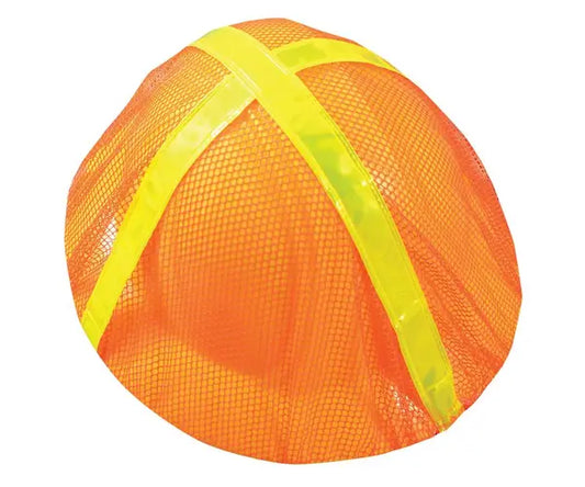 Occunomix High Visibility Hard Hat Cover Full Brim Individual Hard Hat Accessories Orange One Size model V896-FBO