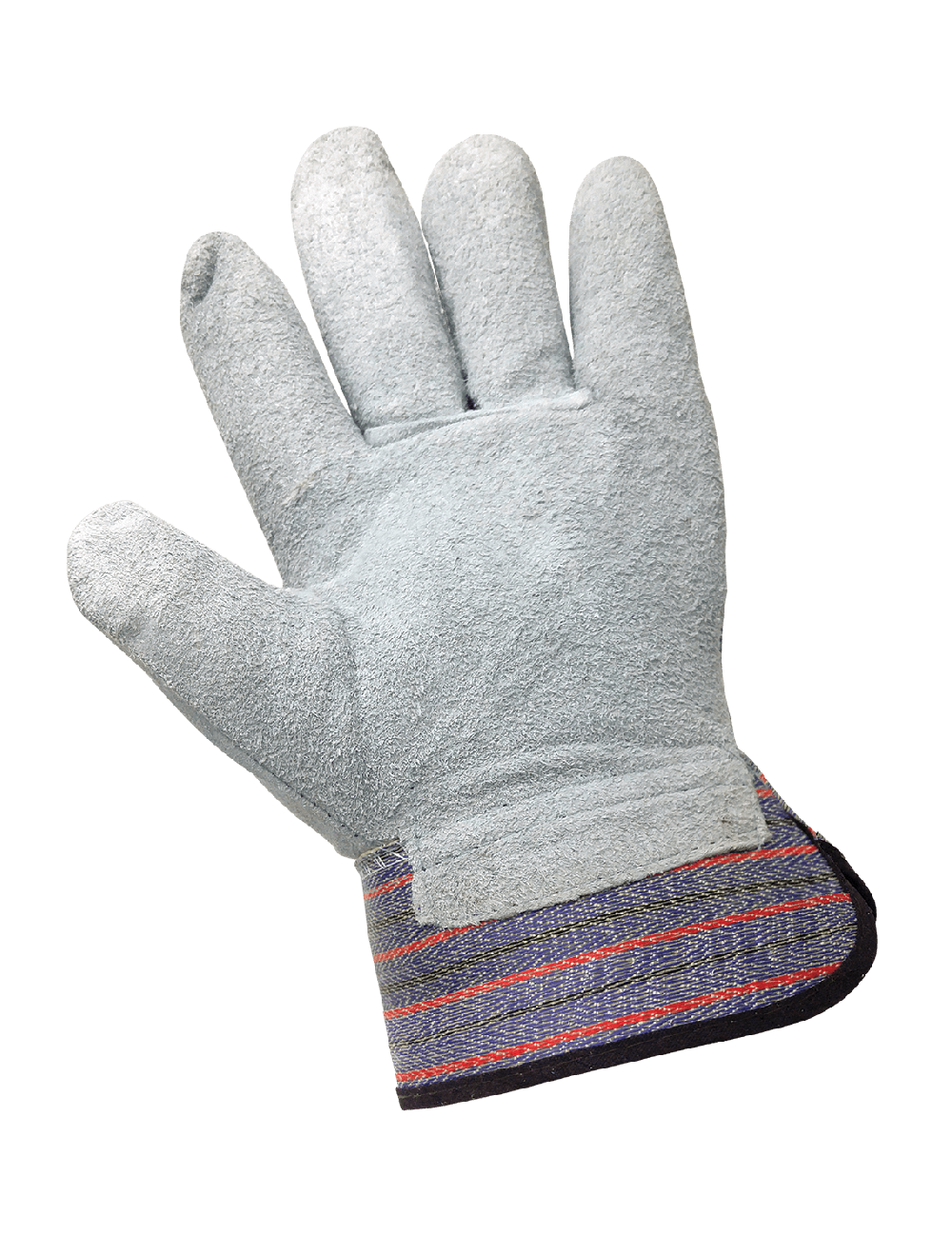 Global Glove - 2300 - Leather Palm Gloves - rubber coating - red