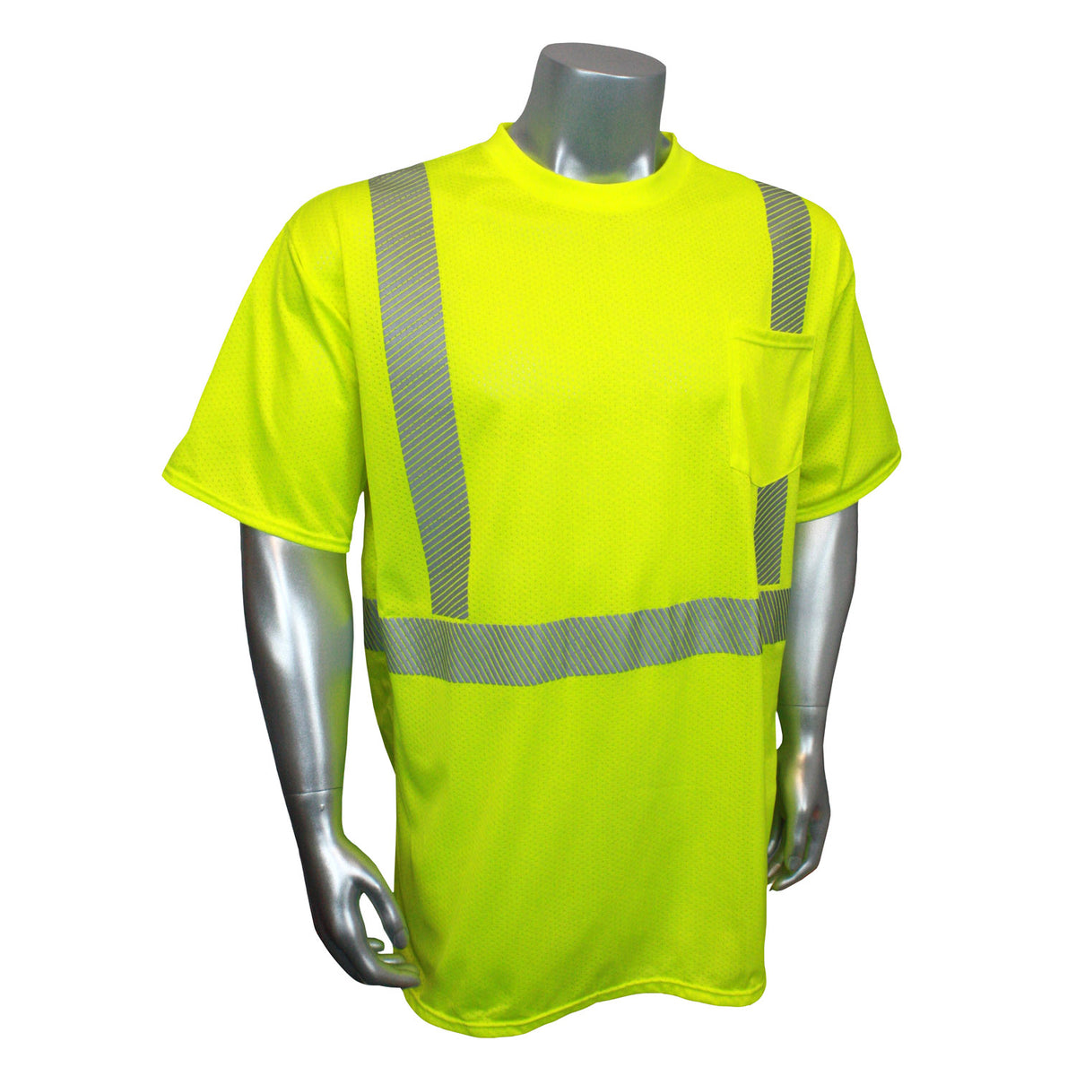 Radwear USA XTS-AR - Original Breezelight™ II Class 2 Short Sleeve Safety T-Shirt - Hi-Vis Green