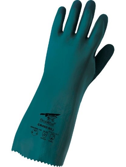 FrogWear® - CR492 - Chemical Handling Gloves - cut level A4 - orange