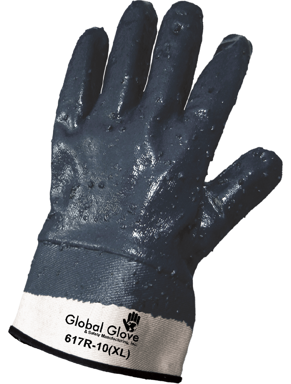 Rough 617R Chemical Handling Gloves - nitrile