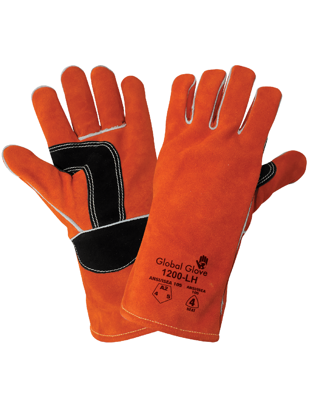 Global Glove - 1200-LH - Welding Gloves - cut level A2 - tan