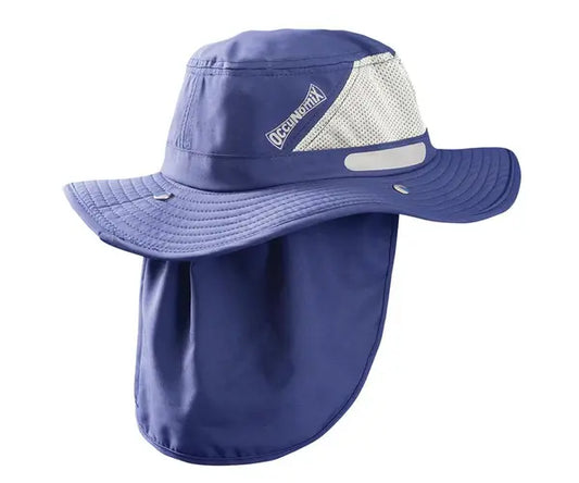 Occunomix Wicking & Cooling Hat W/Shade Cooling PPE Navy M model TD500-018-M