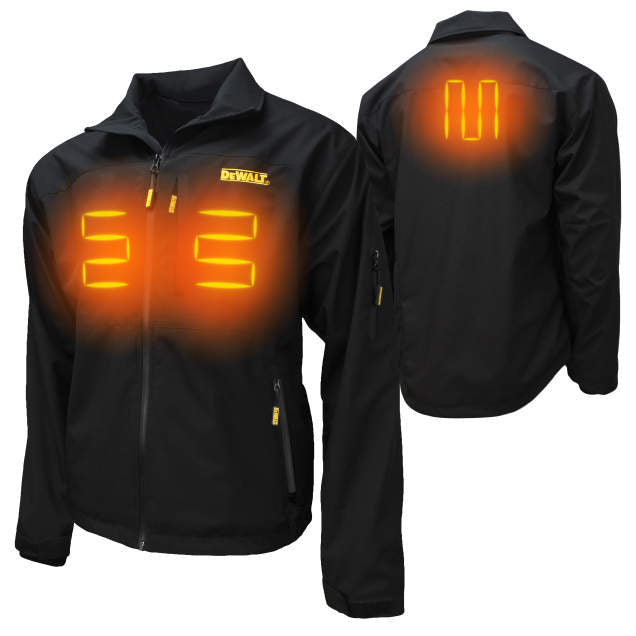DEWALT Men's Heated Structured Soft Shell Jacket