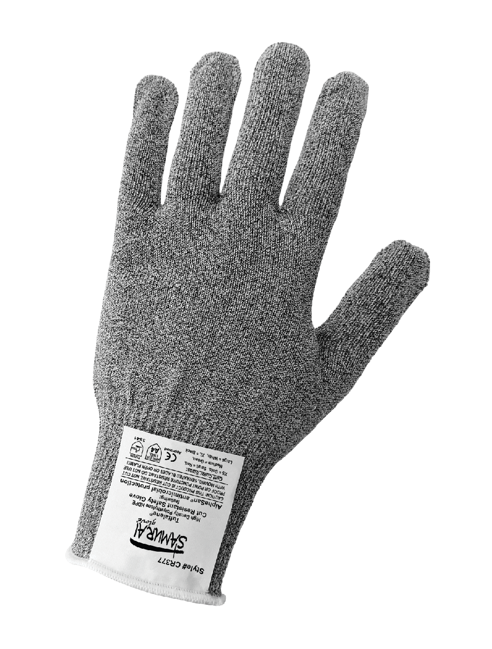Samurai CR377 Cut Resistant Gloves - cut level A4 - tan