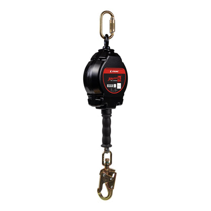 KStrong® BRUTE-AL™ 30 ft. Aluminum Housing Cable SRL with Snap Hook. Includes Installation Carabiner and Tagline (ANSI).