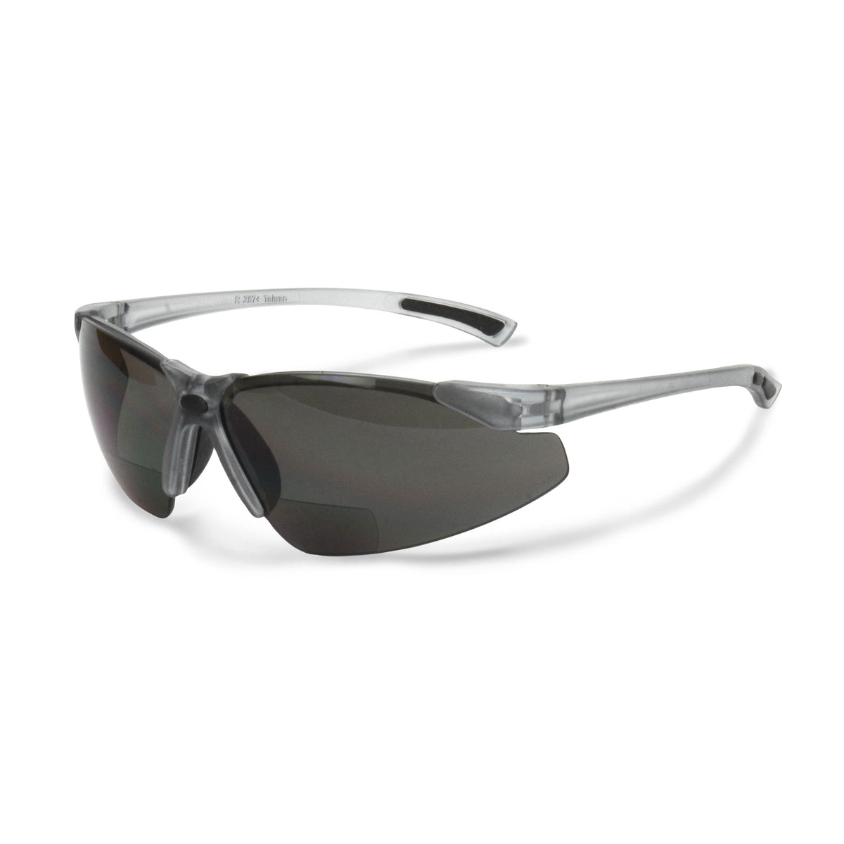 Radians C2-MAG - C2™ Magnifier Safety Eyewear - Smoke Frame - Clear Lens - 1.0 Diopter - Smoke / Smoke