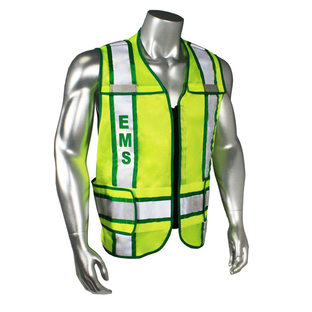 Radwear USA LHV-207-3G - Safety Vest - Police - Hi-Vis Green