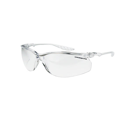 Crossfire 24SEVEN - ® Performance Safety Eyewear - Crystal Black Frame - Crystal Clear / Clear