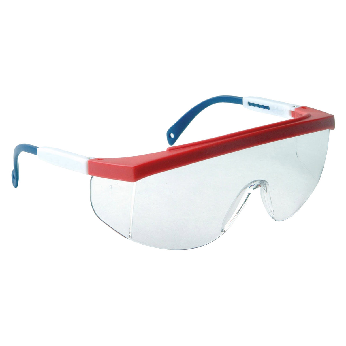 Radians GALAXY - ™ Safety Eyewear - Red / White / Blue / Clear