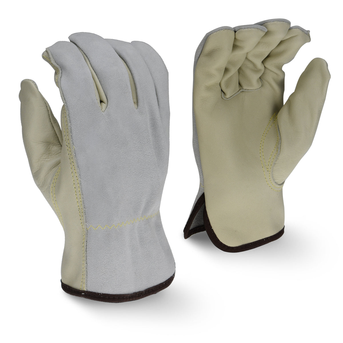 Radians RWG4421 - Premium Grain Cowhide Leather Driver - Gray