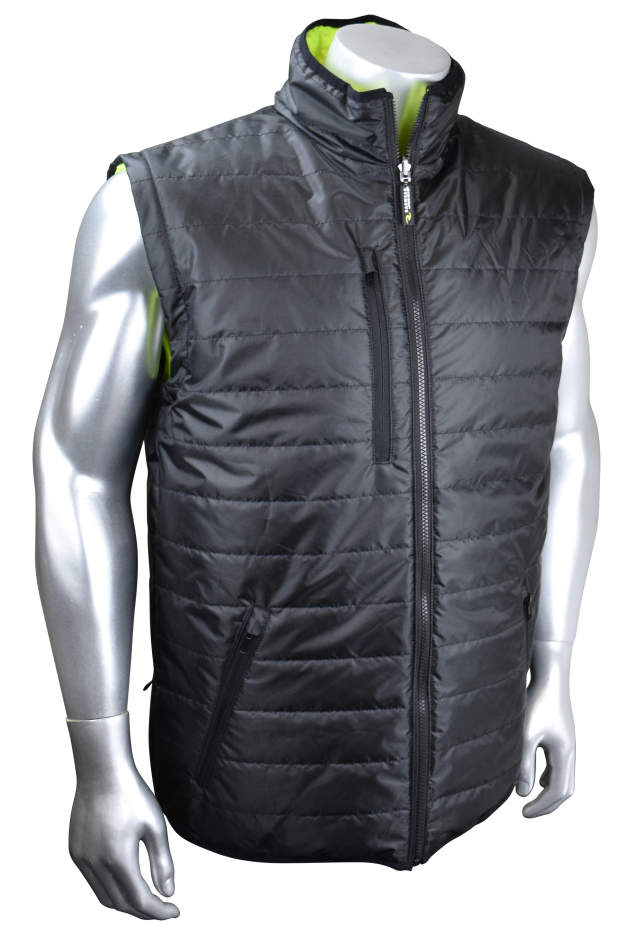 Radians SJ510X-3 Quilted Reversible Jacket with Zip-Off Sleeves X-Back