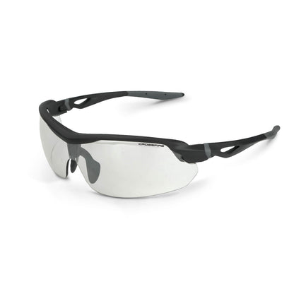 Crossfire CIRRUS - Premium Safety Eyewear - Burnt Orange Frame - Gold Mirror Lens - Matte Black / I/O