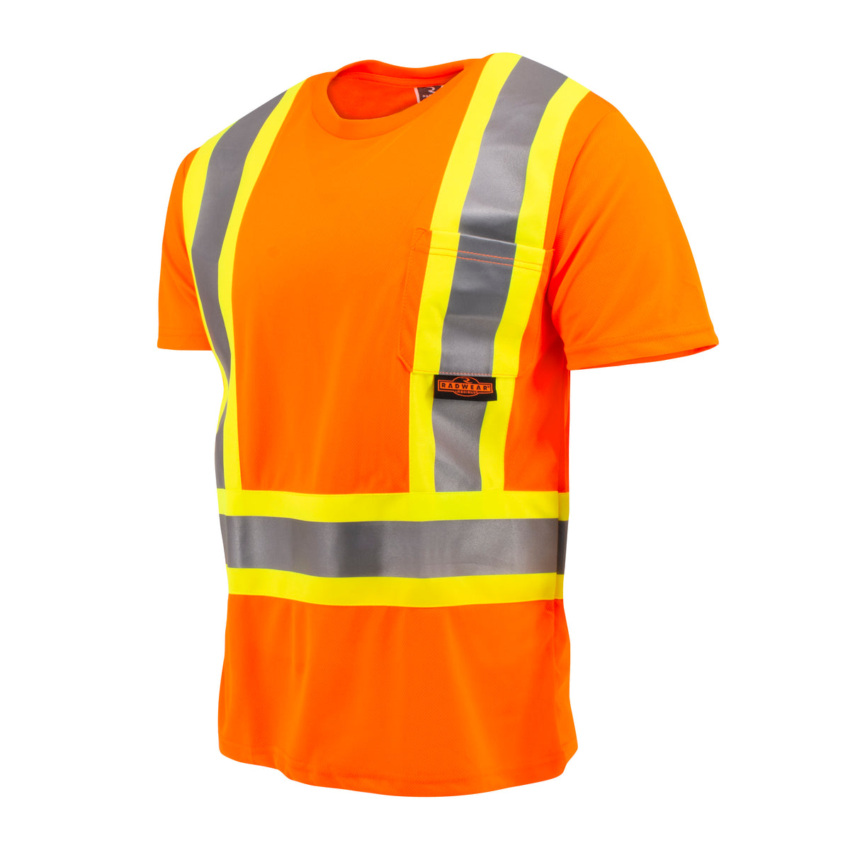 Radians ST11X-2 - ST11X Class 2 Short Sleeve Safety T-Shirt X-Back - Hi Vis Green - Hi-Vis Orange