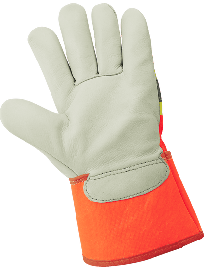 Global Glove - 2950HV - Leather Palm Gloves - insulated - green