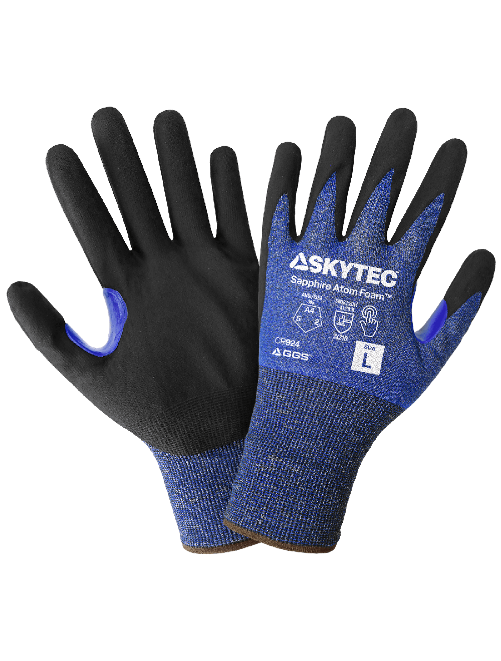 Sapphire Atom Foam™ - CR924 - Gloves - cut level A4 - black